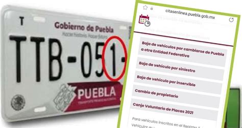 cita para canje de placas puebla|¿Dónde hago mi cita para canje de placas voluntario。